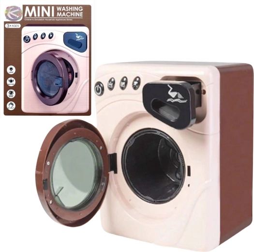 Lavadora automática infantil con tambor abatible, luz y sonido - 1 pieza