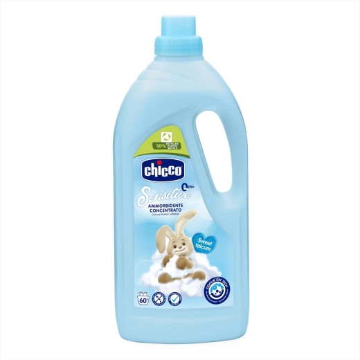 Suavizante concentrado Chicco Baby Sensitive Talco dulce 1,5 l, 60 lavados