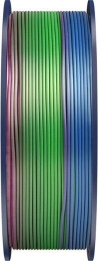 Acabado brillante tipo silk y transiciones arcoíris