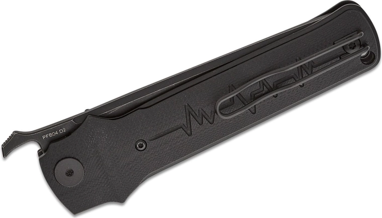 Empuñadura G10 resistente y clip discreto