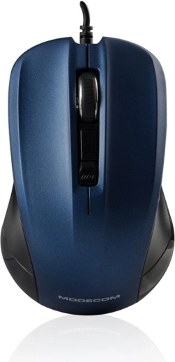 Modecom MC-M9.1 ratón óptico con cable negro-azul