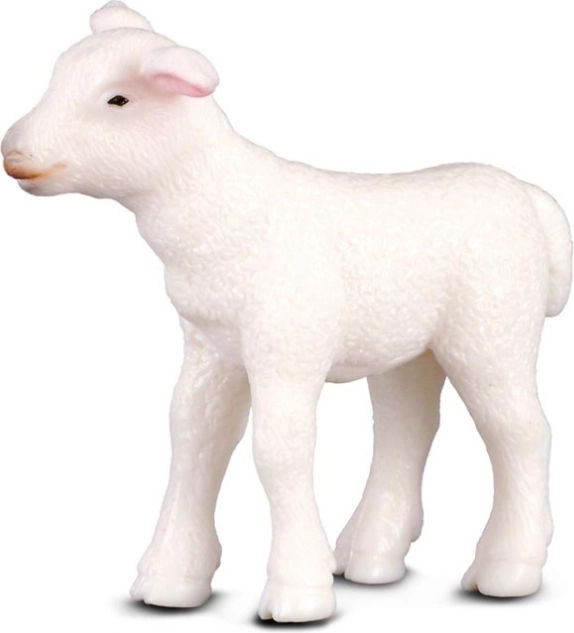 Figura de plástico de cordero