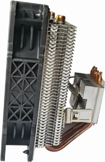 Disipador eficiente con heatpipe para la evacuación del calor