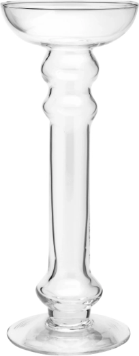 Candelabro de agua de vidrio para velas flotantes