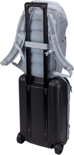 Preparada para viajar y para las inclemencias meteorológicas