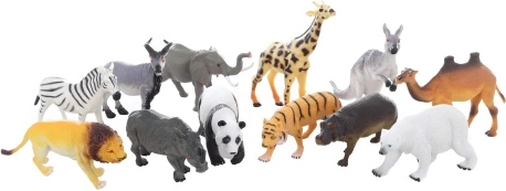 Animales salvajes figura de plástico 14 cm