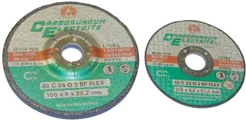 Disco de esmerilado para hierro fundido y piedra 150 × 6 × 22,2 mm