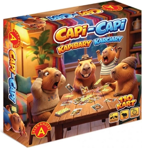 Capi-Capi – capibaras jugando a las cartas