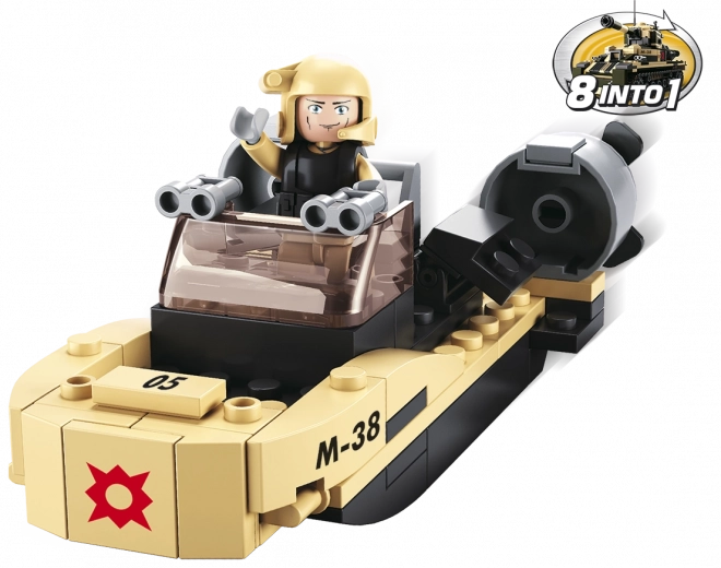 Sluban Army 8in1 barco de asalto – miniconstrucción