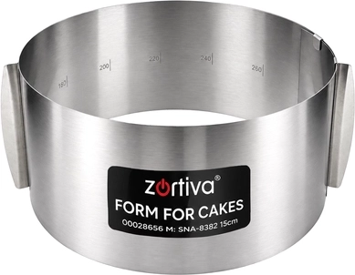 Altura de 15 cm para tartas altas