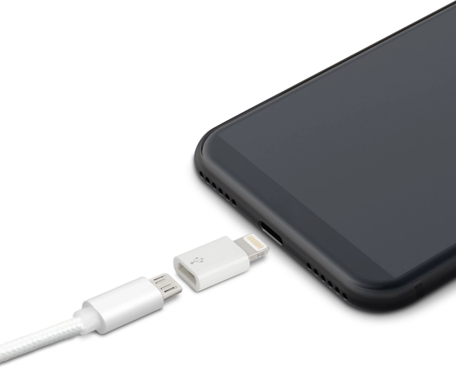 Adaptador Lightning a Micro USB para iPhone
