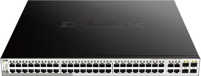 Switch gigabit PoE+ gestionable D‑Link DGS‑1210‑52MP 48×GE, 4×SFP