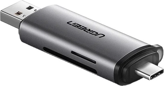Lector de tarjetas de memoria Ugreen USB 3.0 y USB-C para SD y microSD