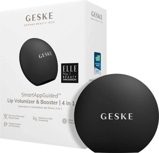 Voluminizador de labios específico y booster Geske con aplicación (gris)