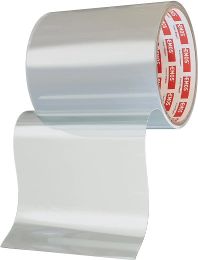 Ancha, transparente y flexible