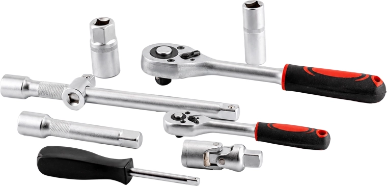 Equipamiento completo para trabajar con elementos de fijación