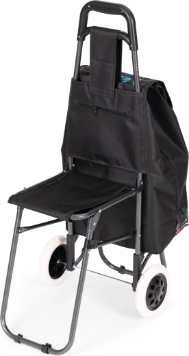 Asiento plegable para descansar en el camino