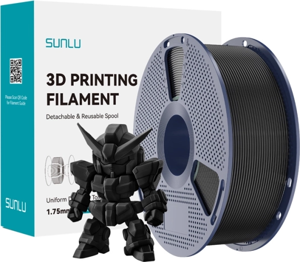 Filamento Sunlu PLA+ 2.0 negro