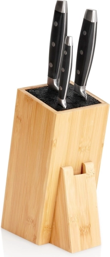 Bloque de bambú para cuchillos 10,5 × 16,5 × 24,5 cm VILDE