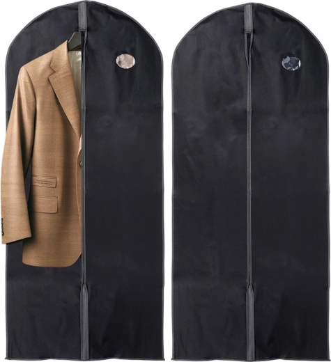 Fundas protectoras para ropa 60 × 135 cm, 2 uds