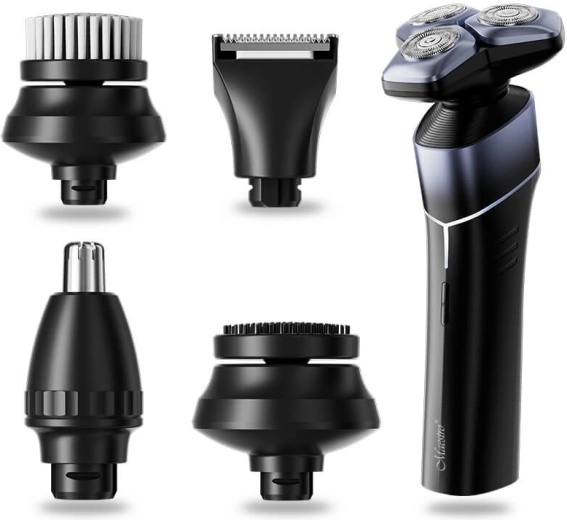 Recortadora y set de afeitado 5 en 1 MAESTRO con USB‑C