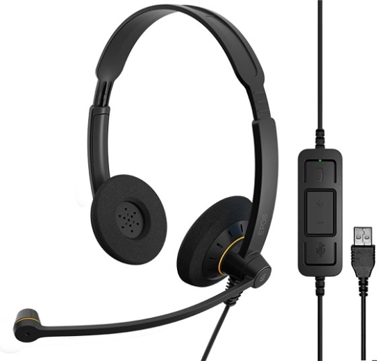 Auriculares estéreo EPOS SC 60 USB ML