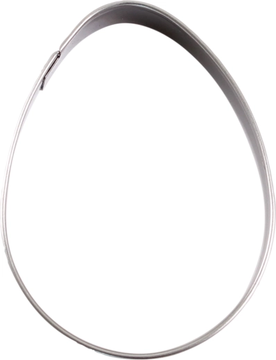 Cortadores de Pascua en forma de huevo de acero inoxidable 4–6 cm