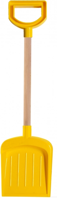 Androni pala con mango de madera y empuñadura 53 cm – amarilla