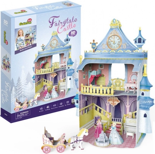 CubicFun puzzle 3D de castillo de cuento de hadas, 81 piezas