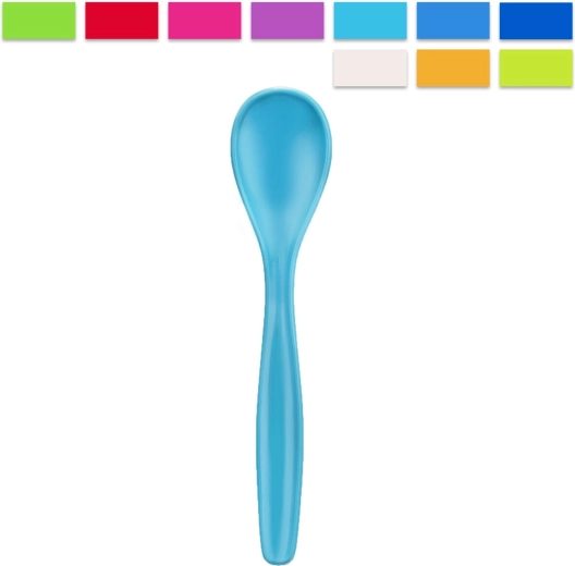 Cucharilla de postre de plástico UH – mix de colores (1 ud.)