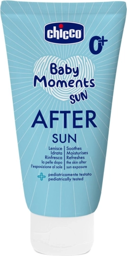 Leche calmante para después del sol Chicco Baby Moments Sun para niños 150 ml
