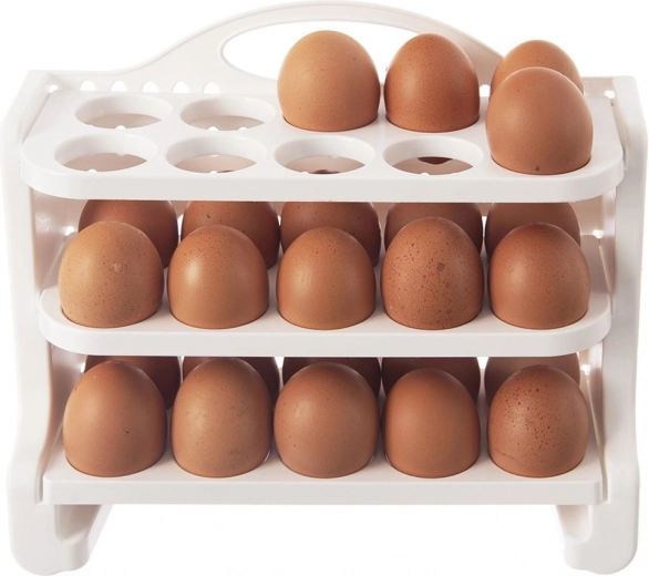 Hasta 30 huevos en tres niveles