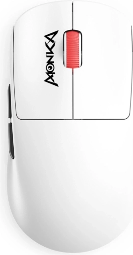 Ratón gaming inalámbrico Monka Prime blanco