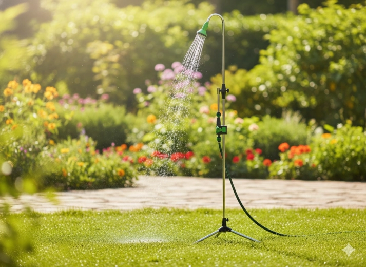 Conexión fácil a la manguera de jardín