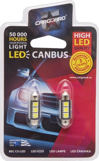 Bombilla LED tipo festón 36 mm 12 V 3 W