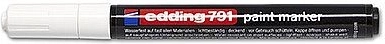 Rotulador de pintura blanco Edding 791