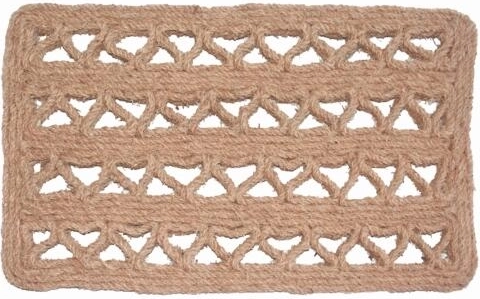 Felpudo de coco con rejilla 35 × 60 cm