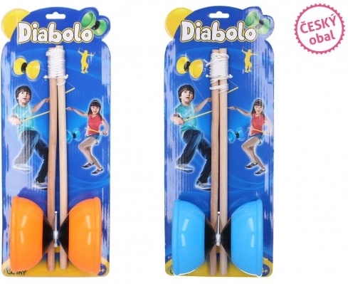 Gran set de Diabolo de plástico/madera para niños