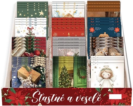 Tarjetas navideñas para regalos – set de 6 uds.