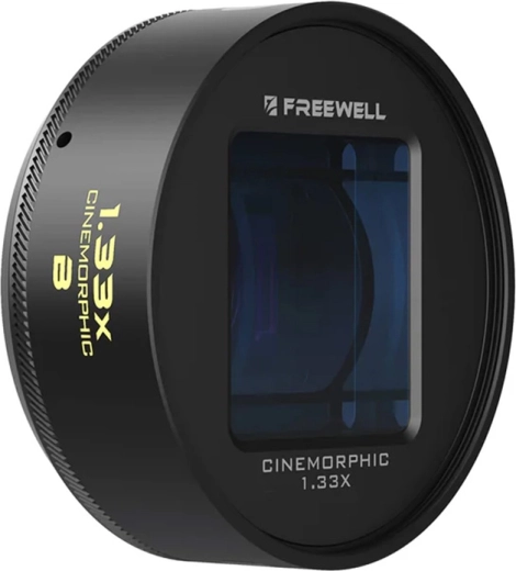 Objetivo anamórfico Freewell 1,33× con montura de bayoneta de 17 mm para smartphone