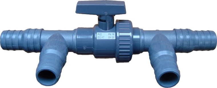 Válvula de bola reguladora para calefacción solar de piscina