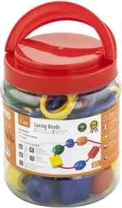 Cuentas de madera para ensartar en la mano – extra grandes