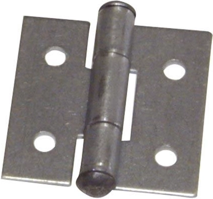 Bisagra de dos brazos 40 mm, metal galvanizado