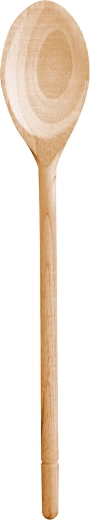Cuchara ovalada de madera 40 × 5,5 cm de madera de haya