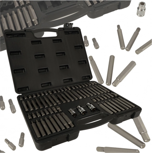 Juego de puntas para taladro inalámbrico y carraca 75 piezas en maletín KAFUWELL