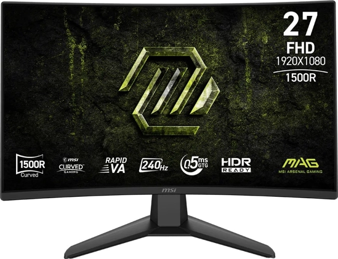 Monitor gaming curvo 27" FHD 240 Hz MAG 274CF X24 – negro