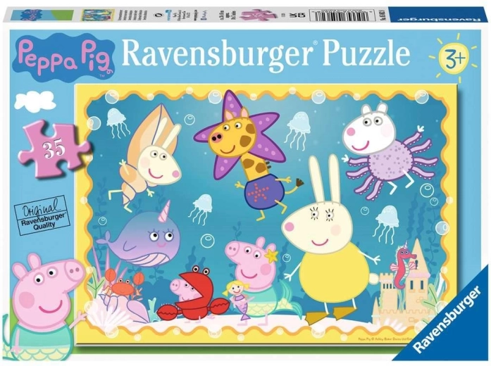 Puzzle Ravensburger Peppa Pig: Mundo submarino 35 piezas