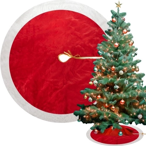 Alfombra bajo el árbol de Navidad 90 cm
