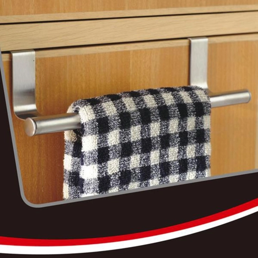 Soporte colgante de acero inoxidable para paños 23,5 × 8 × 6 cm