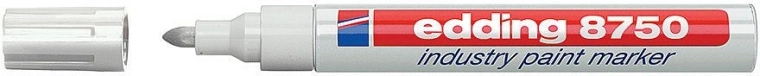 Rotulador industrial de pintura Edding 8750 blanco